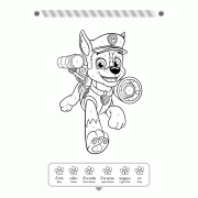 PAW PATROL ระบายสีตามตัวเลข PAWSOME FRIENDSHIP GROW + สีน้ำ